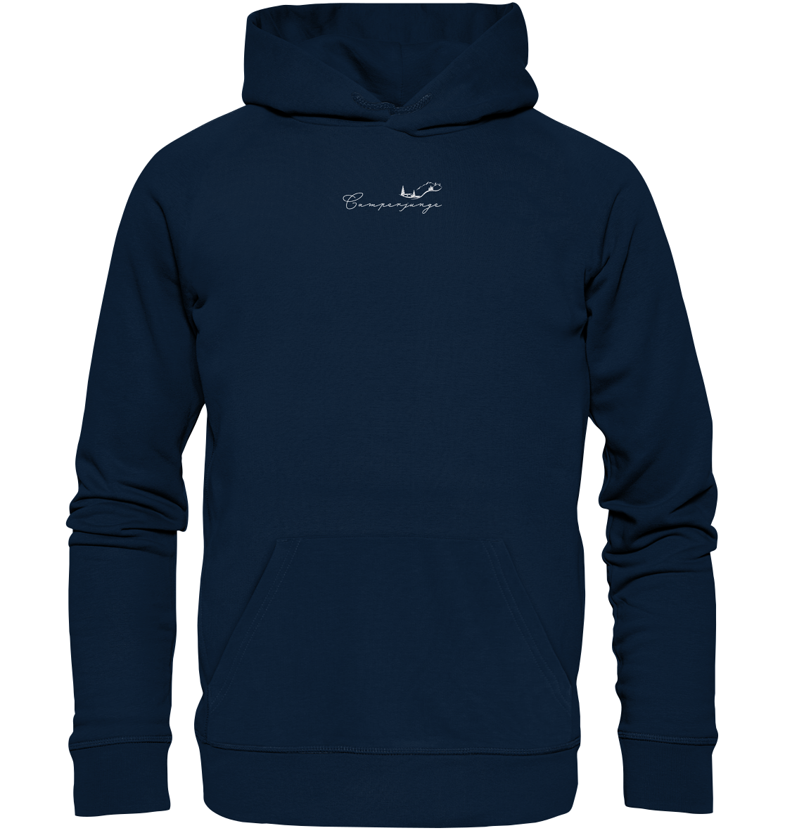 Camping - was sonst - Organic Hoodie (Stick)