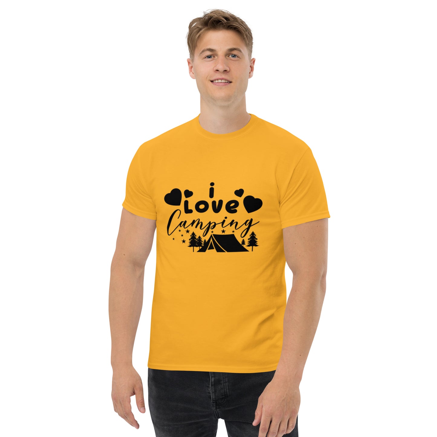 i Love Camping  Herren-T-Shirt
