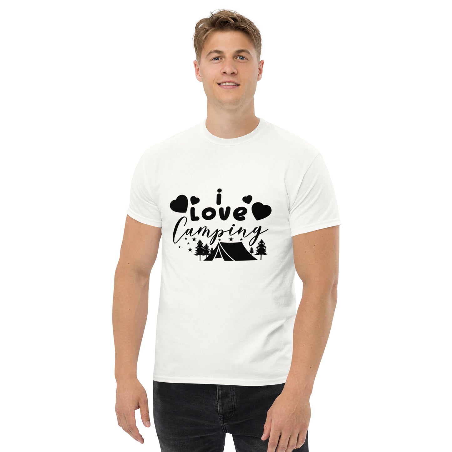 i Love Camping  Herren-T-Shirt
